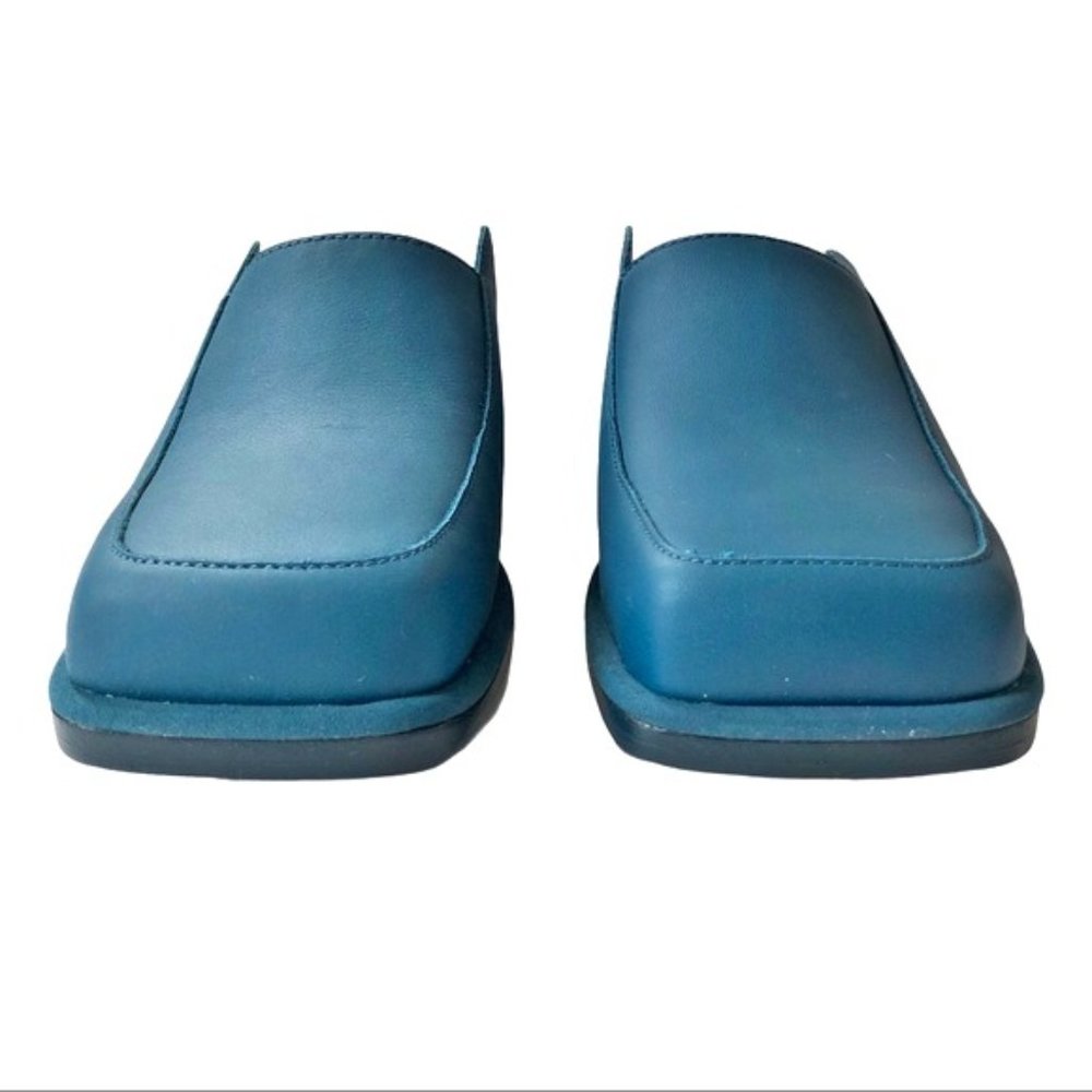 UGG + Eckhaus Latta Block Heel Cowboy Mule in Moroccan Blue 6 - Picture 5 of 16